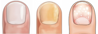 Zmiany w paznokciu